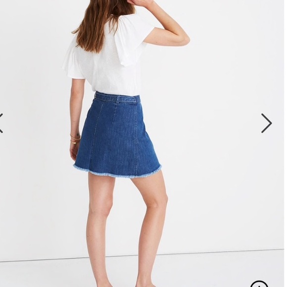 🌟HOST PICK🌟 Madewell denim wrap skirt - Picture 3 of 12